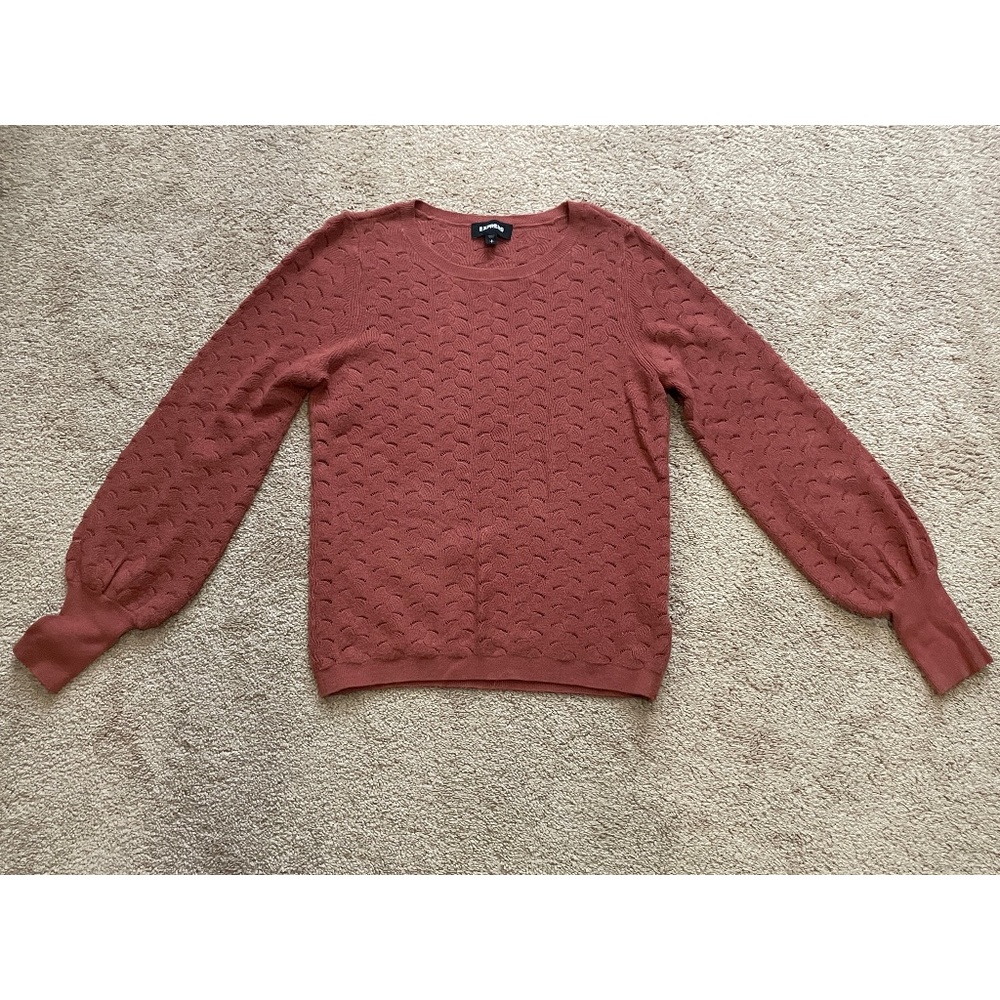 Express Coral Knit Sweater - Size Small
